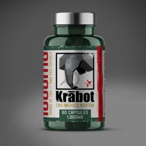 krabot green maeng da kratom capsules cbd infused 13551