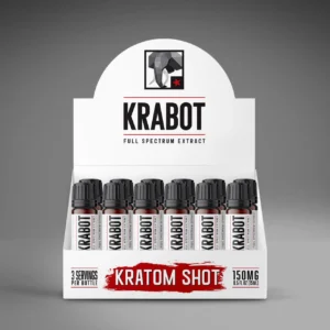 krabot kratom shot 24ct case 150mg 40101