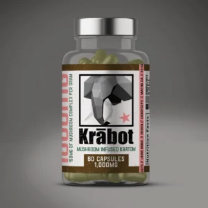 krabot og red horn kratom capsules mushroom complex 42590